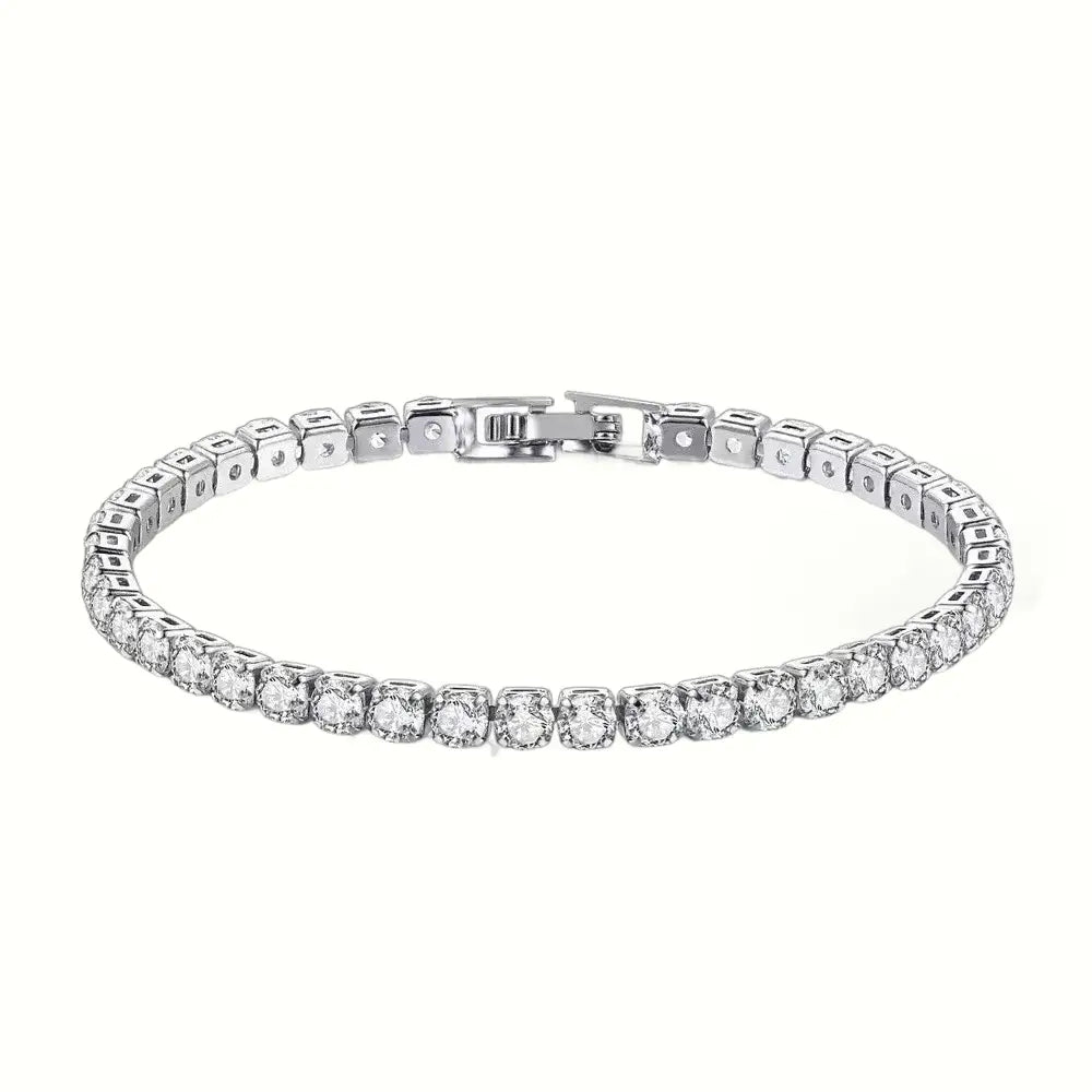 XSpiritual™- “Infinite Light” 925 sterling silver tennis bracelet