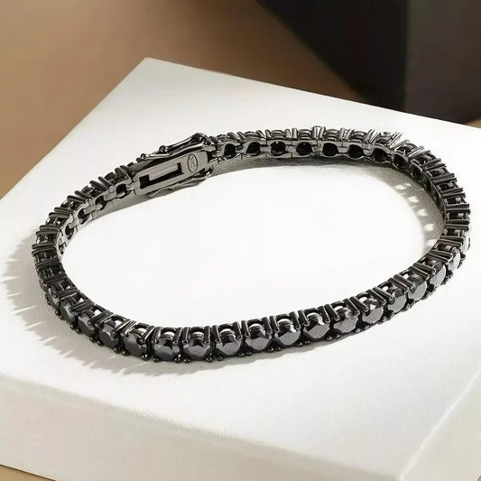 XSpiritual™- “Black Diamond” Tennis Bracelet